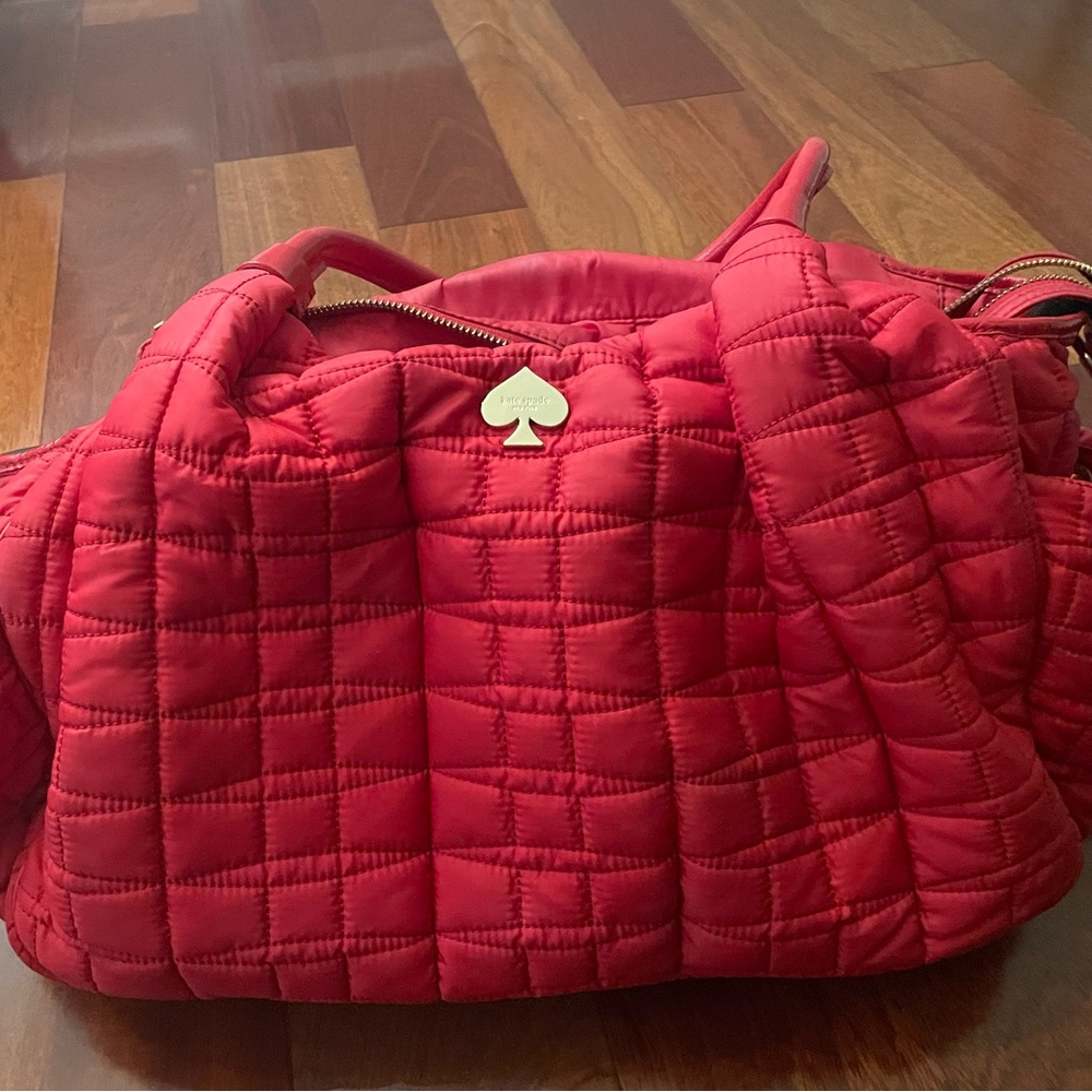 Kate spade diaper bag in good conduction